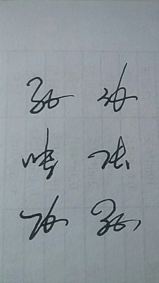 谢谢~ 张字的艺术签名怎么写 * 这个字用于签名的话,写法很多.